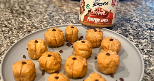 Pumpkin Spice Fit Butters Mini Cheesecake Bites 🎃✨