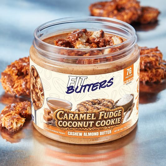 Caramel Fudge Coconut Cookie Cashew Almond Butter