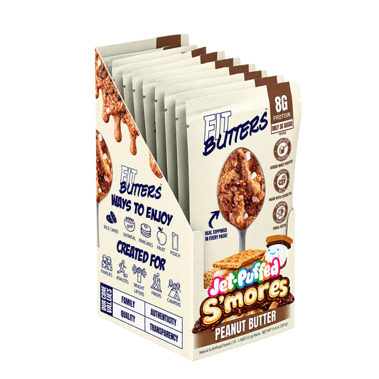 JET-PUFFED S'mores Peanut Butter Single Serve 10-Pack