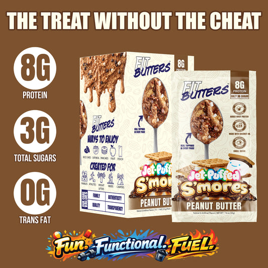 JET-PUFFED S'mores Peanut Butter Single Serve 10-Pack