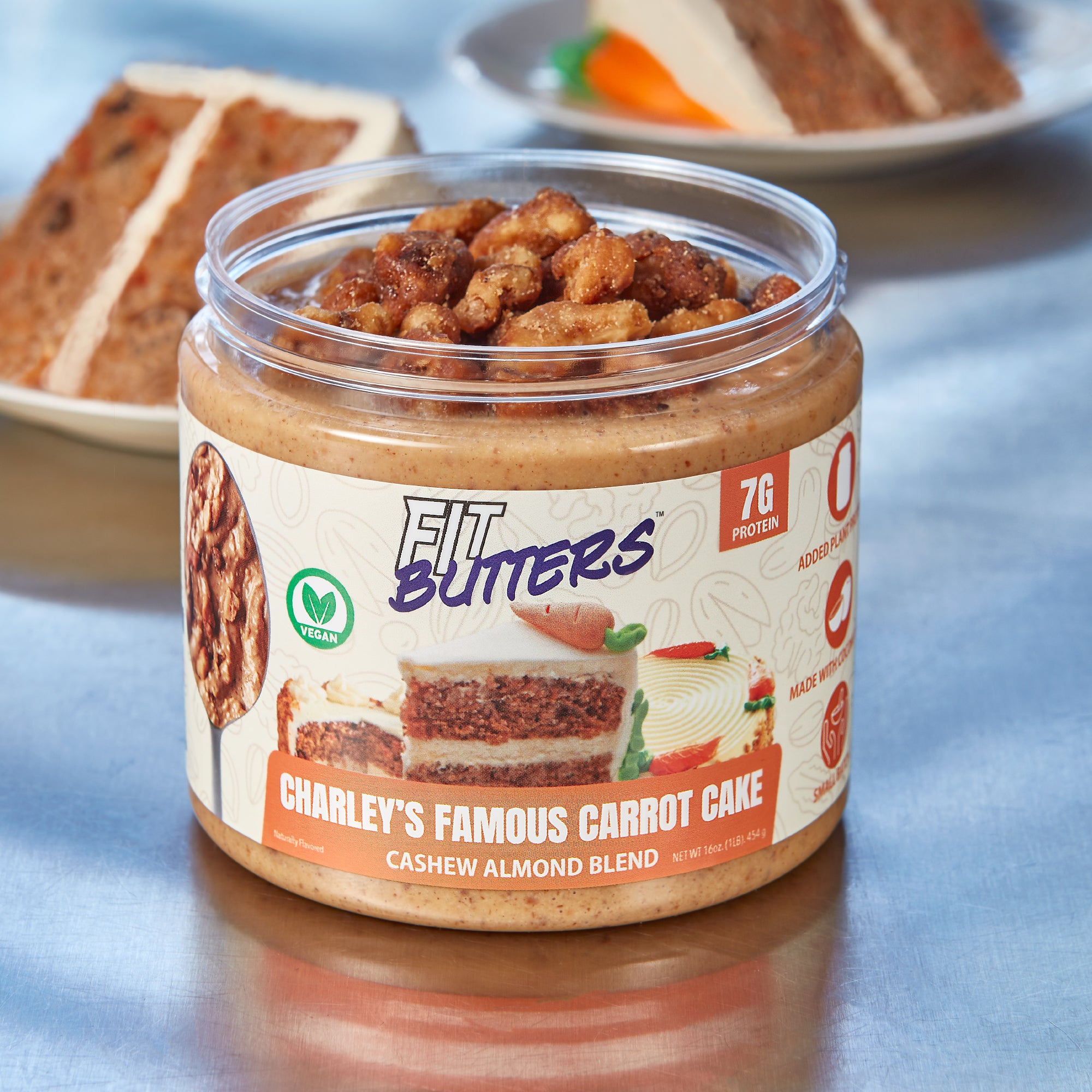 Charley's Famous Carrot Cake Cashew Almond Butter (Vegan) FIt Butters