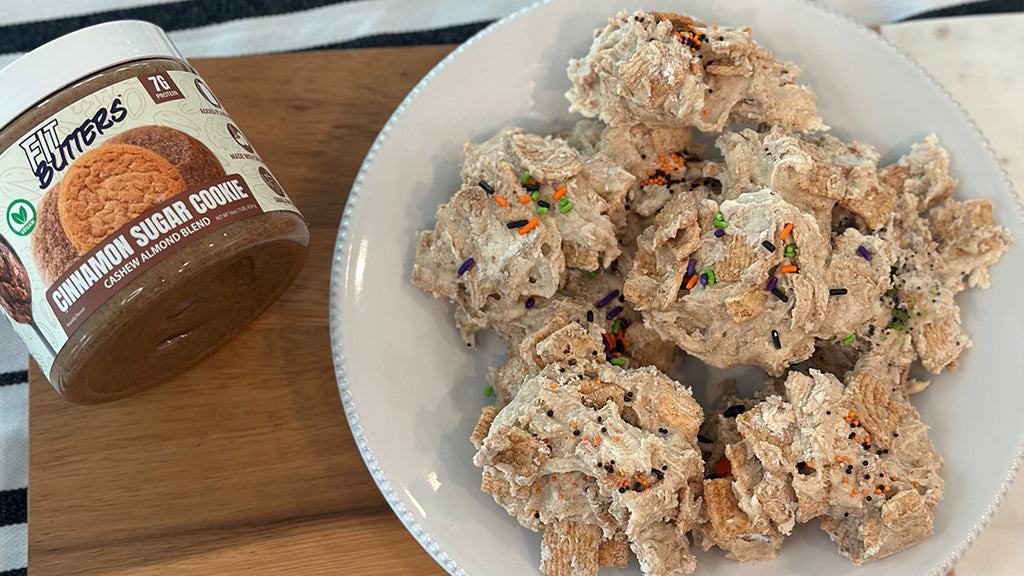 Cinnamon Sugar Cookie FIt Butters White Chocolate Cookie Clusters