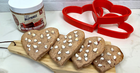 Valentine's FIt Butters Red Velvet Cheesecake Cookies