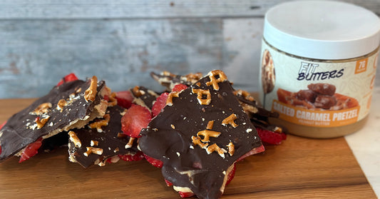 FIt Butters Strawberry Salted Caramel Chocolate Bark