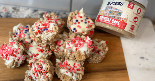 Birthday Cake FIt Butters Cereal Protein Cups