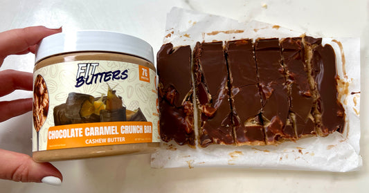 Chocolate Caramel Crunch FIt Butters Snack Bars
