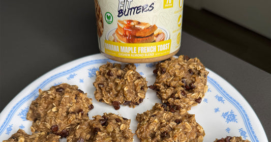 🍪🍌 Banana Chocolate Chip Maple French Toast Breakfast Cookies with Fit Butters