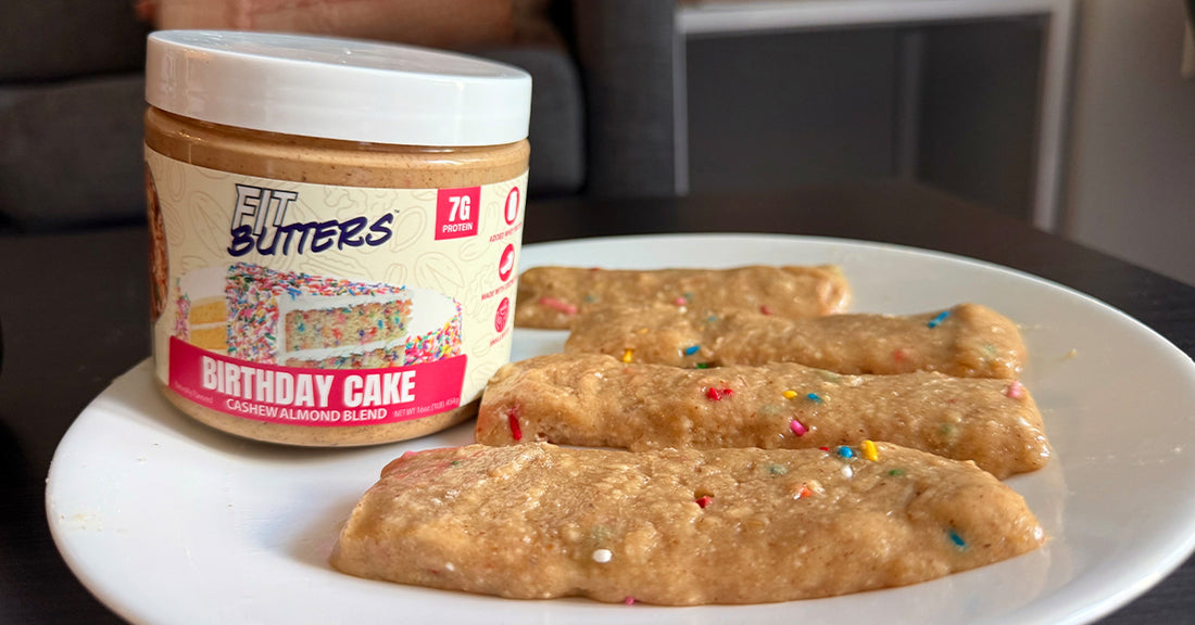 Fit Butters Birthday Cake Protein Bars