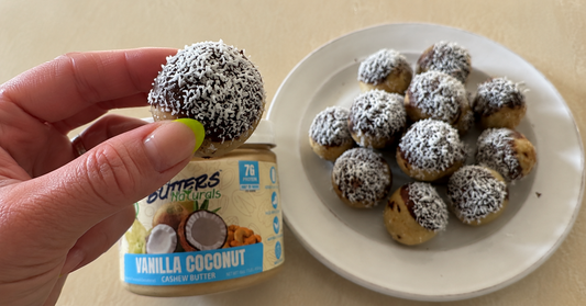 Vanilla Coconut Fit Butters Chocolate Protein Balls