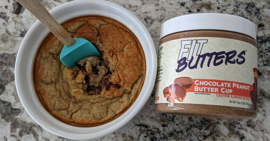 FIt Butters Chocolate Peanut Butter Cup Baked Oats