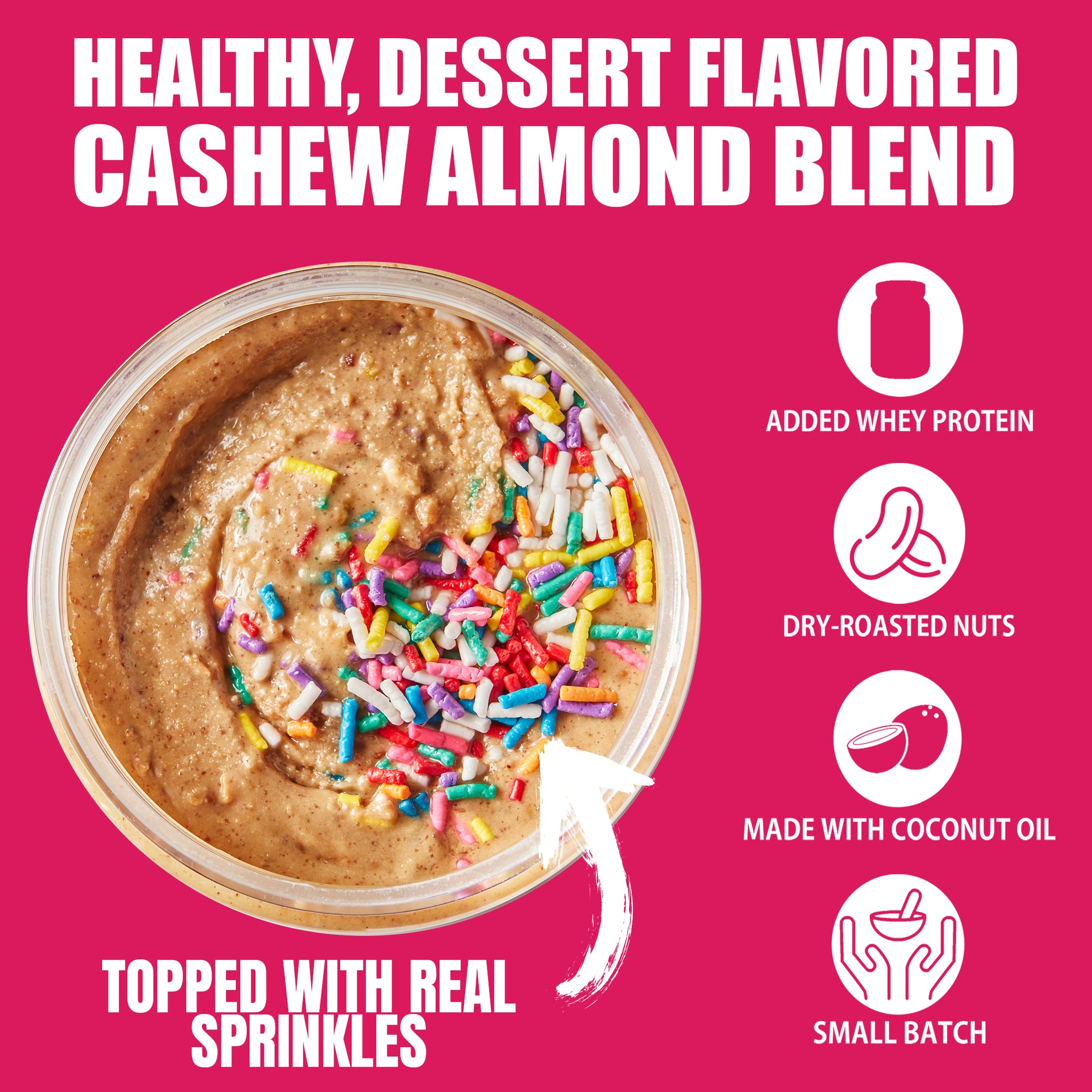 Birthday Cake Cashew Almond Butter