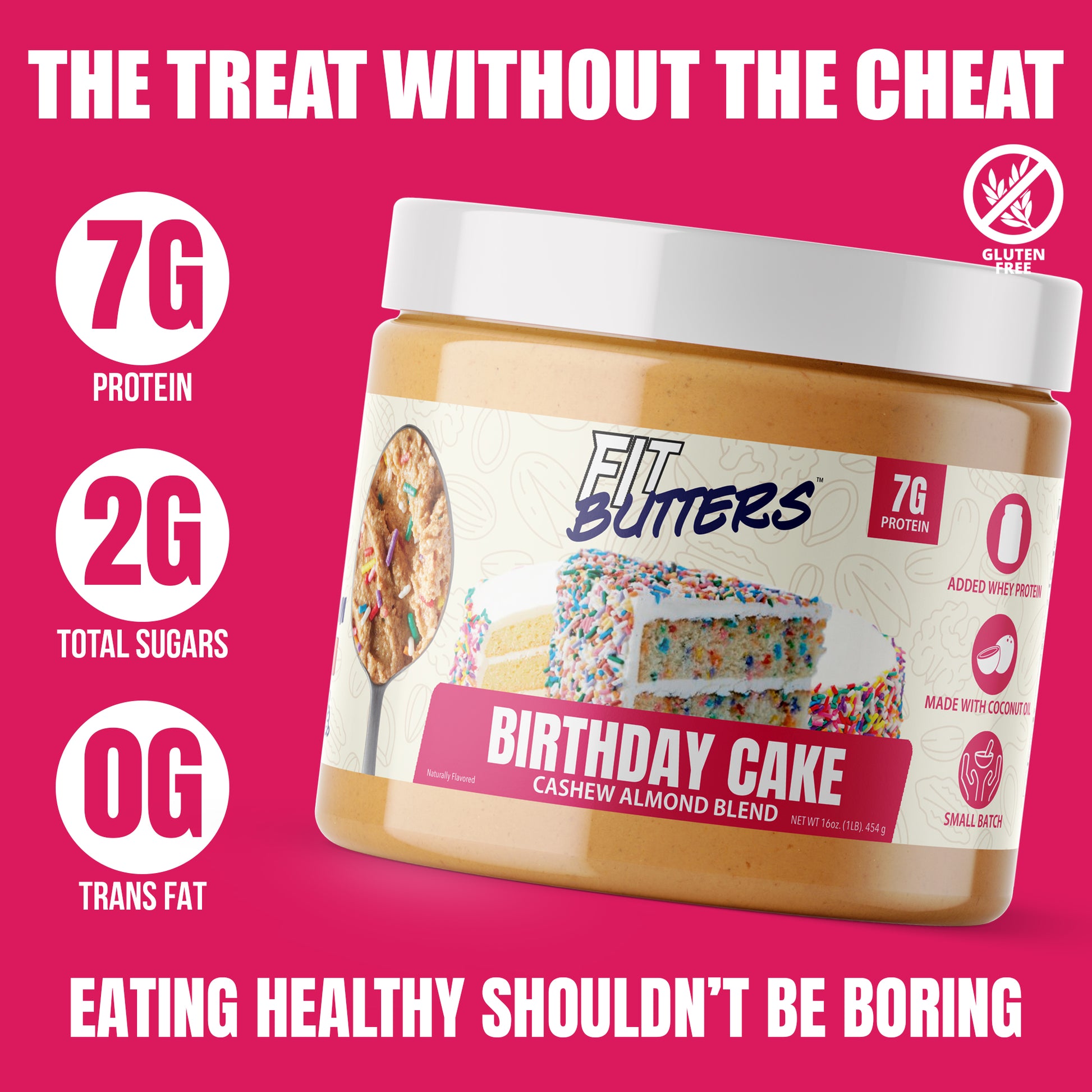 Birthday Cake Cashew Almond Butter