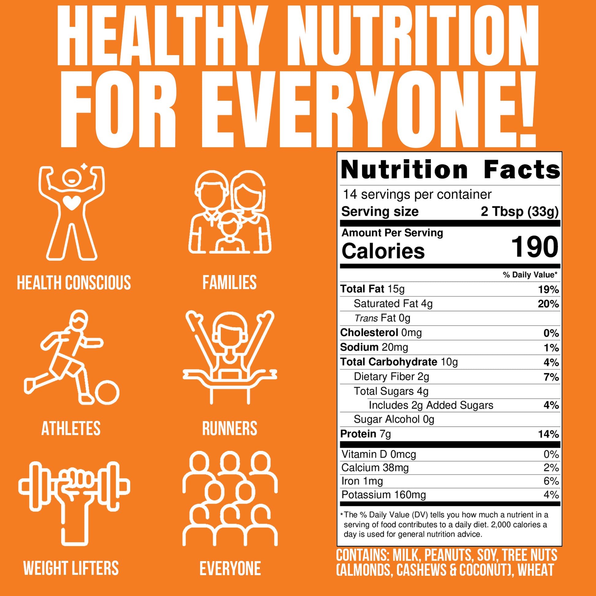 Caramel Fudge Coconut Cookie Cashew Almond Butter