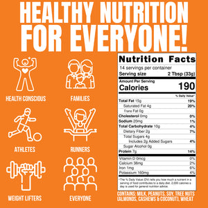 Caramel Fudge Coconut Cookie Cashew Almond Butter