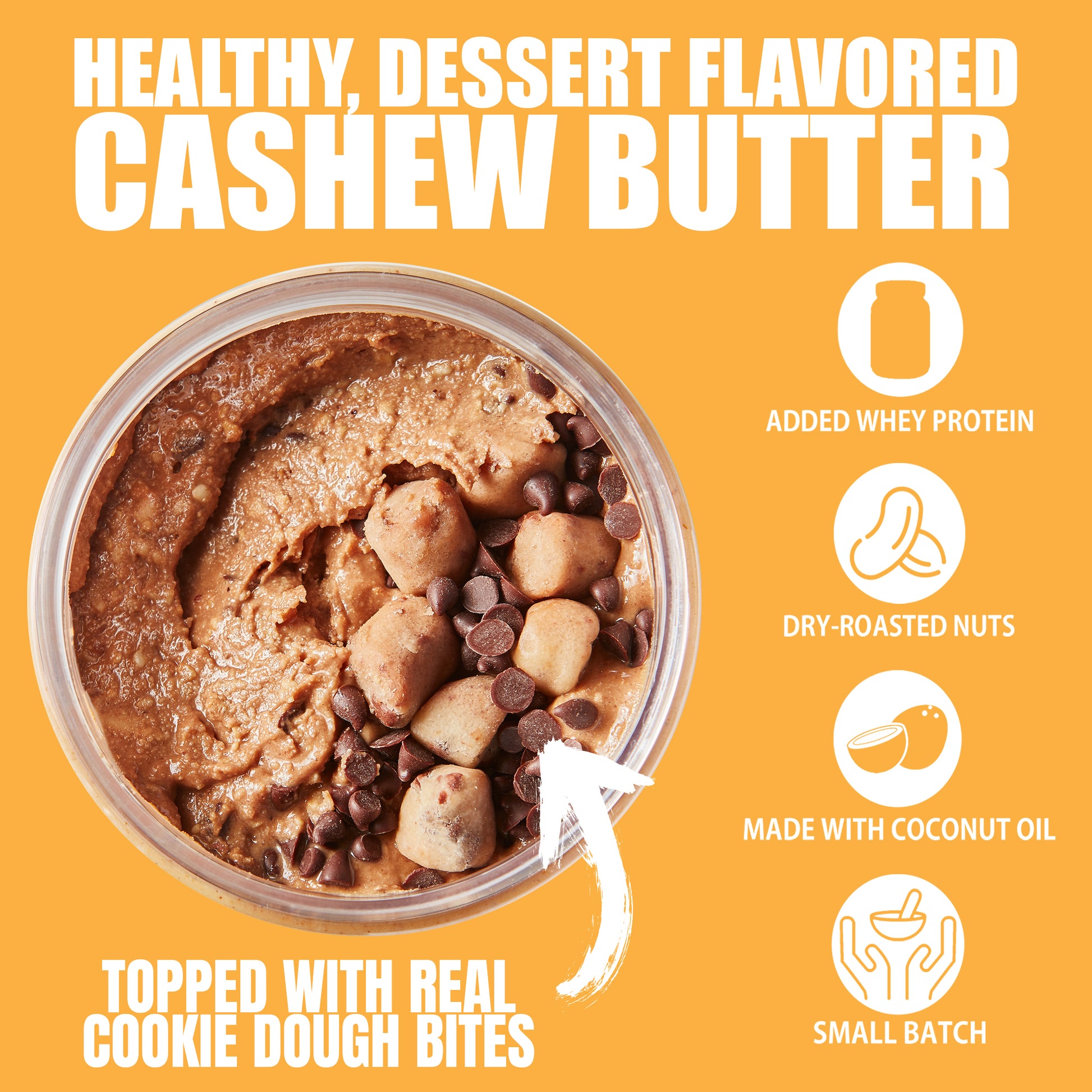 Chocolate Chip Cookie Dough Cashew Butter