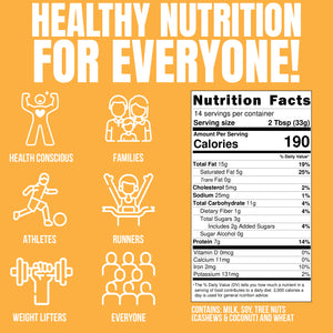 Chocolate Chip Cookie Dough Cashew Butter