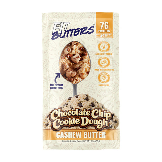 Chocolate Chip Cookie Dough Cashew Butter Single Serve Packs