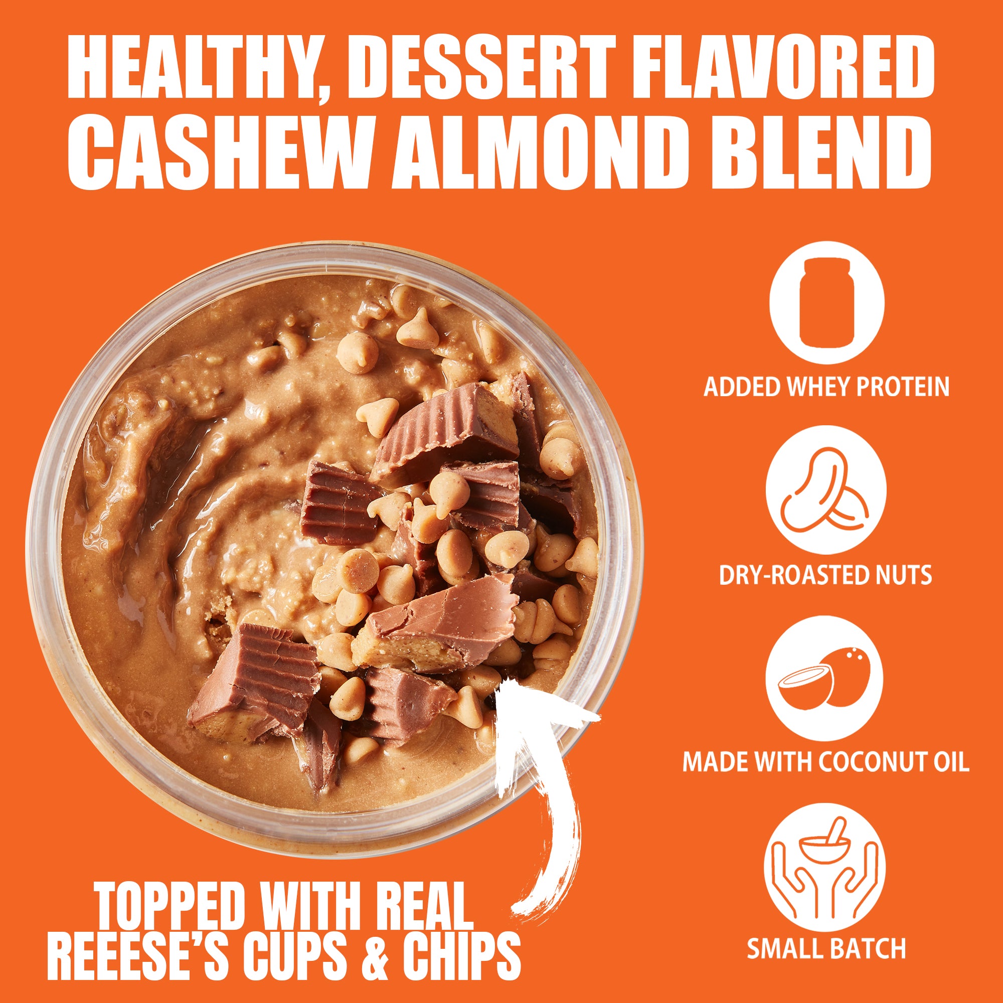 FIt Butters Chocolate Peanut Butter Cup Cashew Almond Butter – Fit