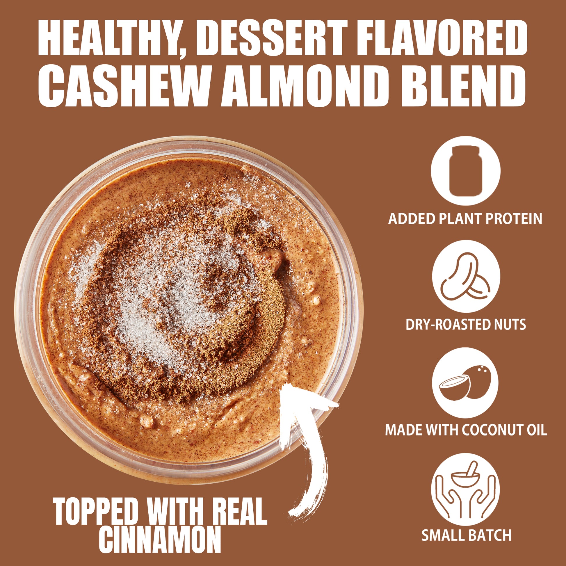 Cinnamon Sugar Cookie Cashew Almond Butter (Vegan)