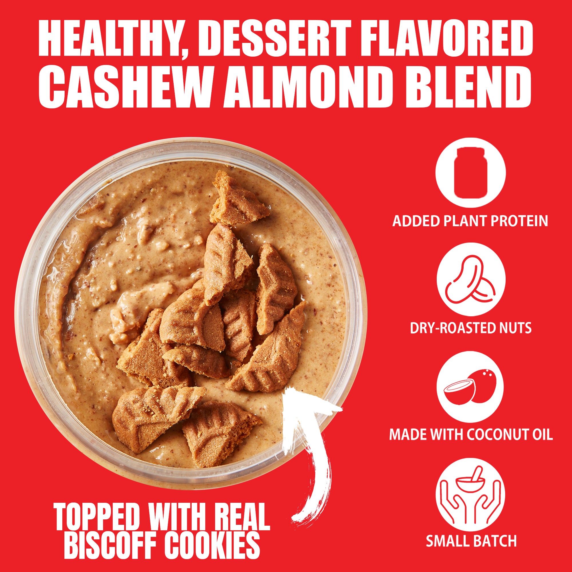 FIt Butters Cookie Butter Cashew Almond Butter (Vegan) – Fit Butters