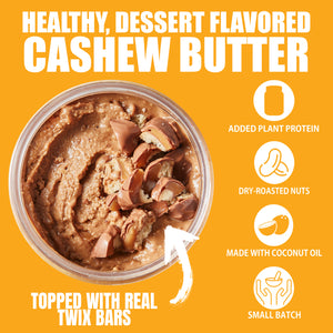 Chocolate Caramel Crunch Bar Cashew Butter