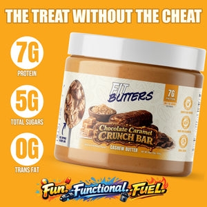 Chocolate Caramel Crunch Bar Cashew Butter