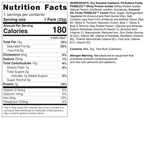 Fruity PEBBLES Cashew Butter Single Serve Packs