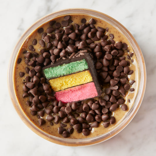 Italian Rainbow Cookie Almond Butter