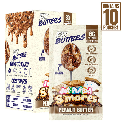 JET-PUFFED S'mores Peanut Butter Single Serve 10-Pack
