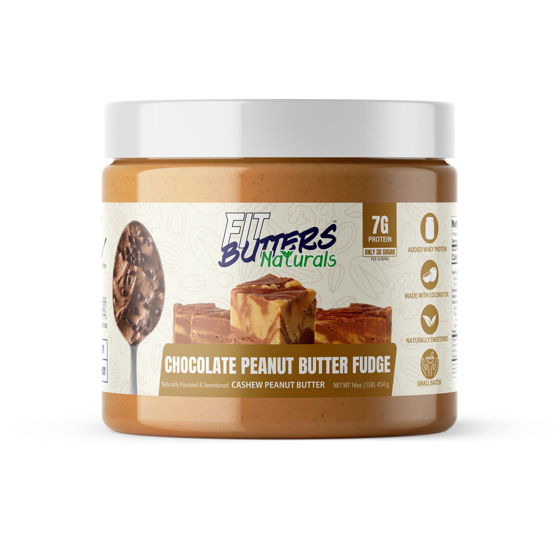 Naturals Chocolate Peanut Butter Fudge Cashew Peanut Butter