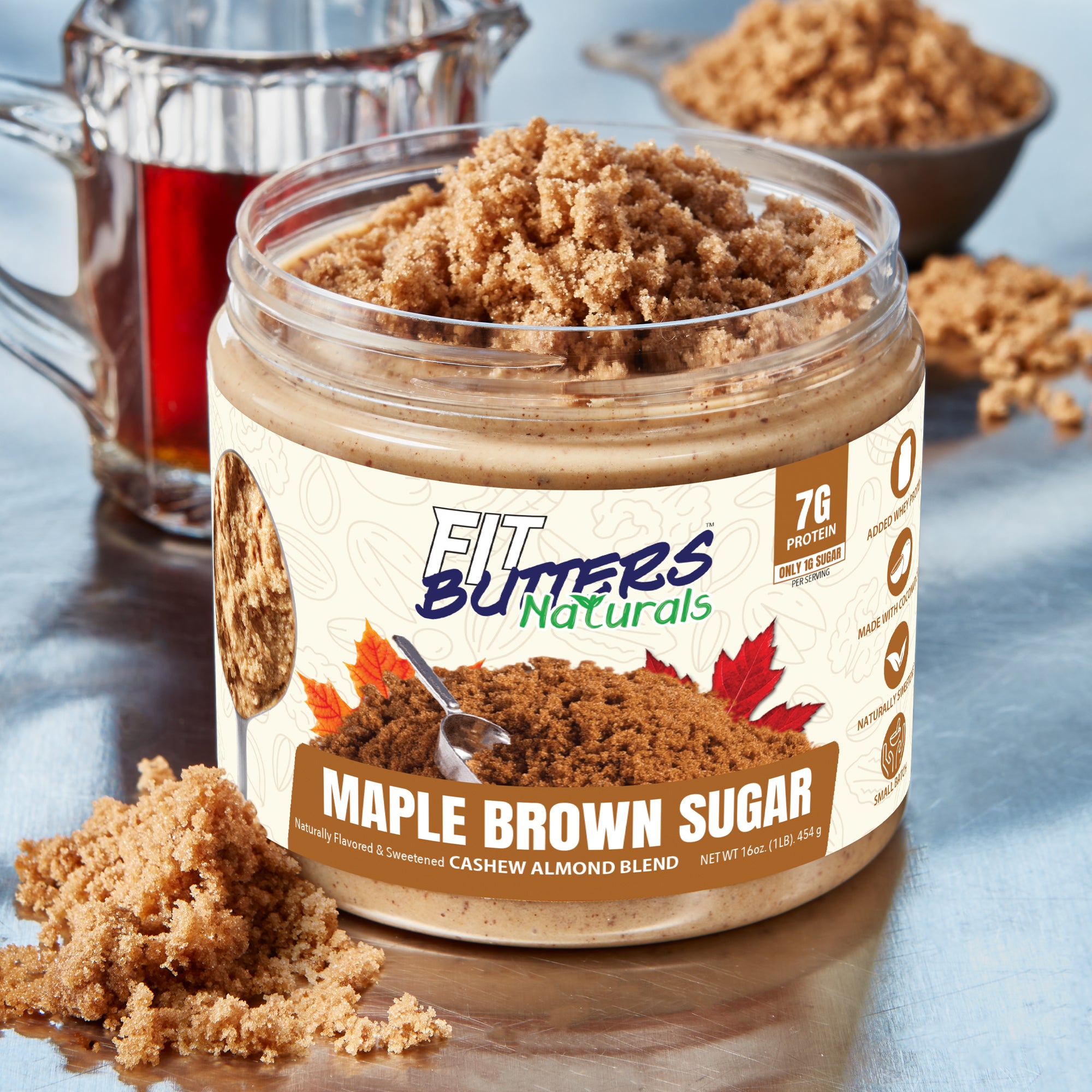 Naturals Maple Brown Sugar Cashew Almond Butter – Fit Butters