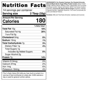 Naturals Maple Brown Sugar Cashew Almond Butter