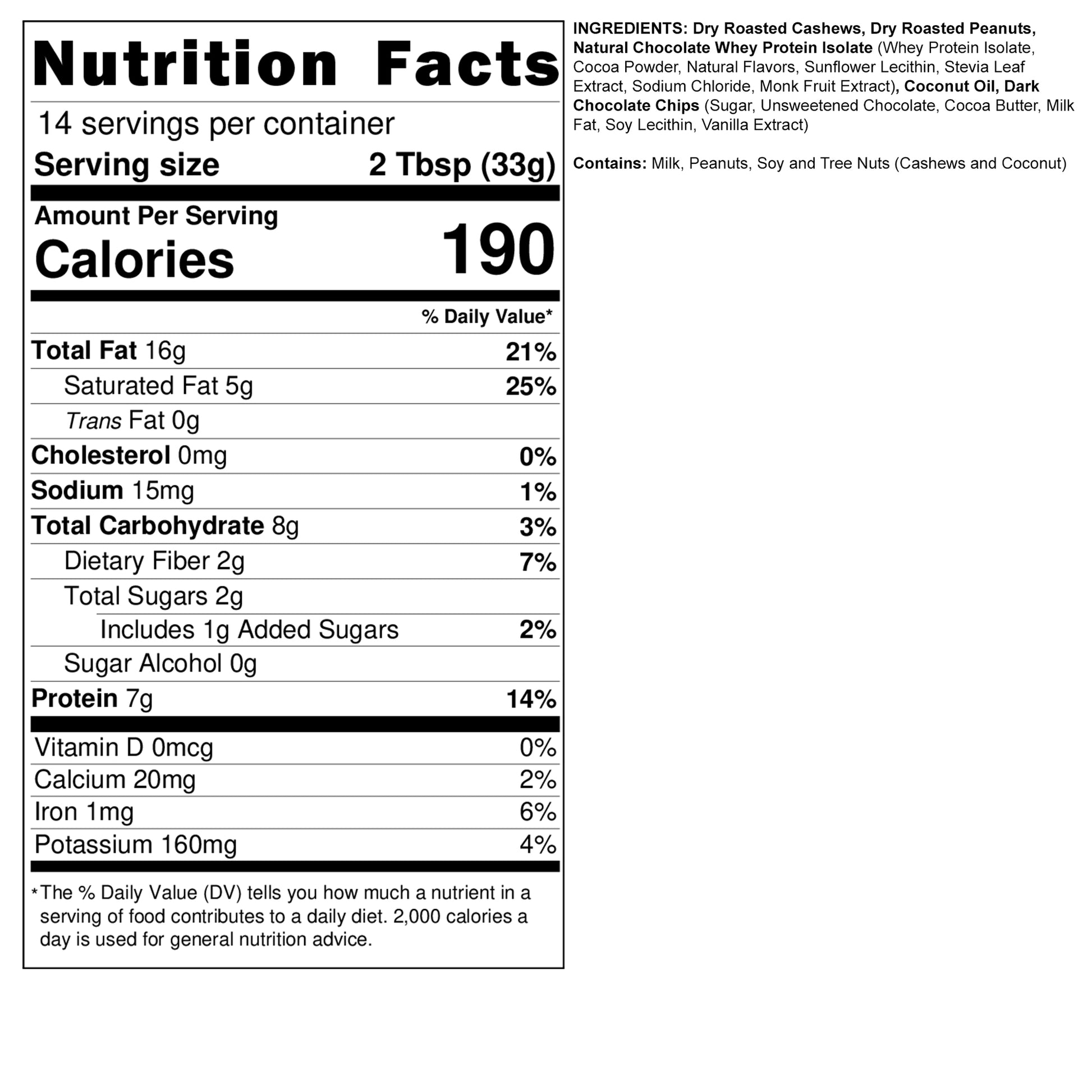 Naturals Chocolate Peanut Butter Fudge Cashew Peanut Butter