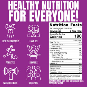 Rory's Cookie Monster Madness (Cookies & Cream Cashew Butter)