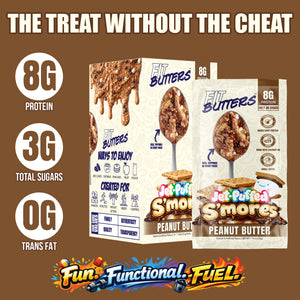 JET-PUFFED S'mores Peanut Butter Single Serve 10-Pack