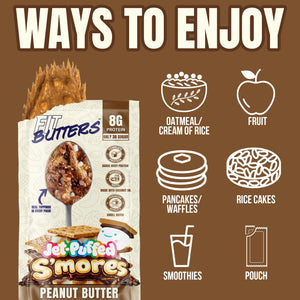 JET-PUFFED S'mores Peanut Butter Single Serve 10-Pack