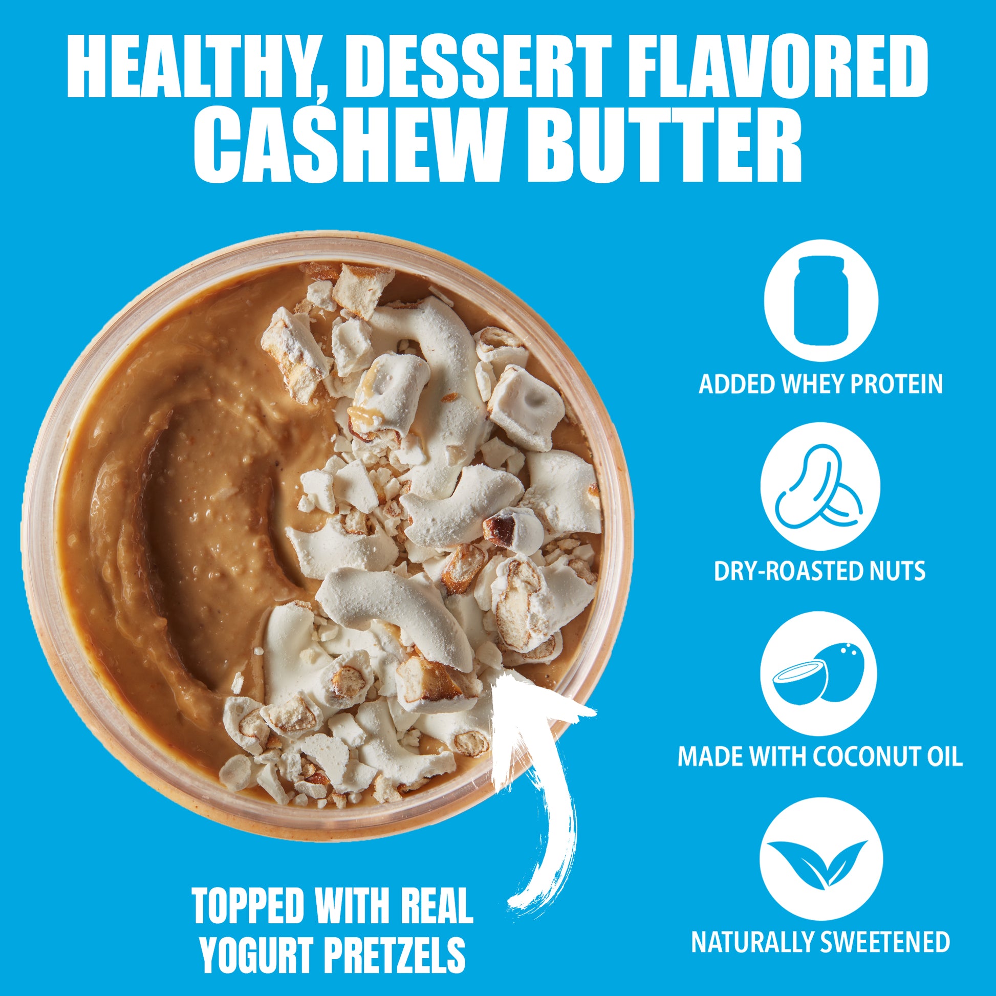 Naturals White Chocolate Pretzel Cashew Butter