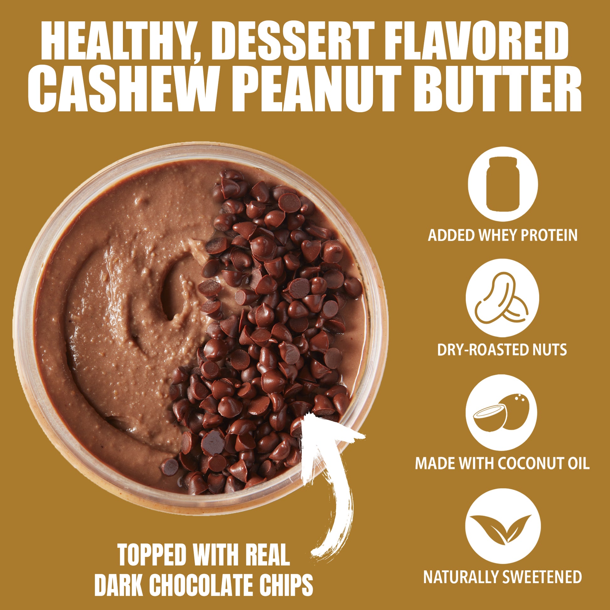 Naturals Chocolate Peanut Butter Fudge Cashew Peanut Butter