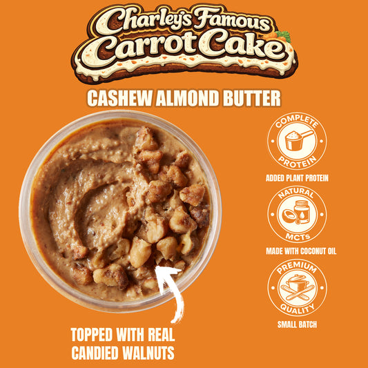 Charley's Famous Carrot Cake Cashew Almond Butter (Vegan)