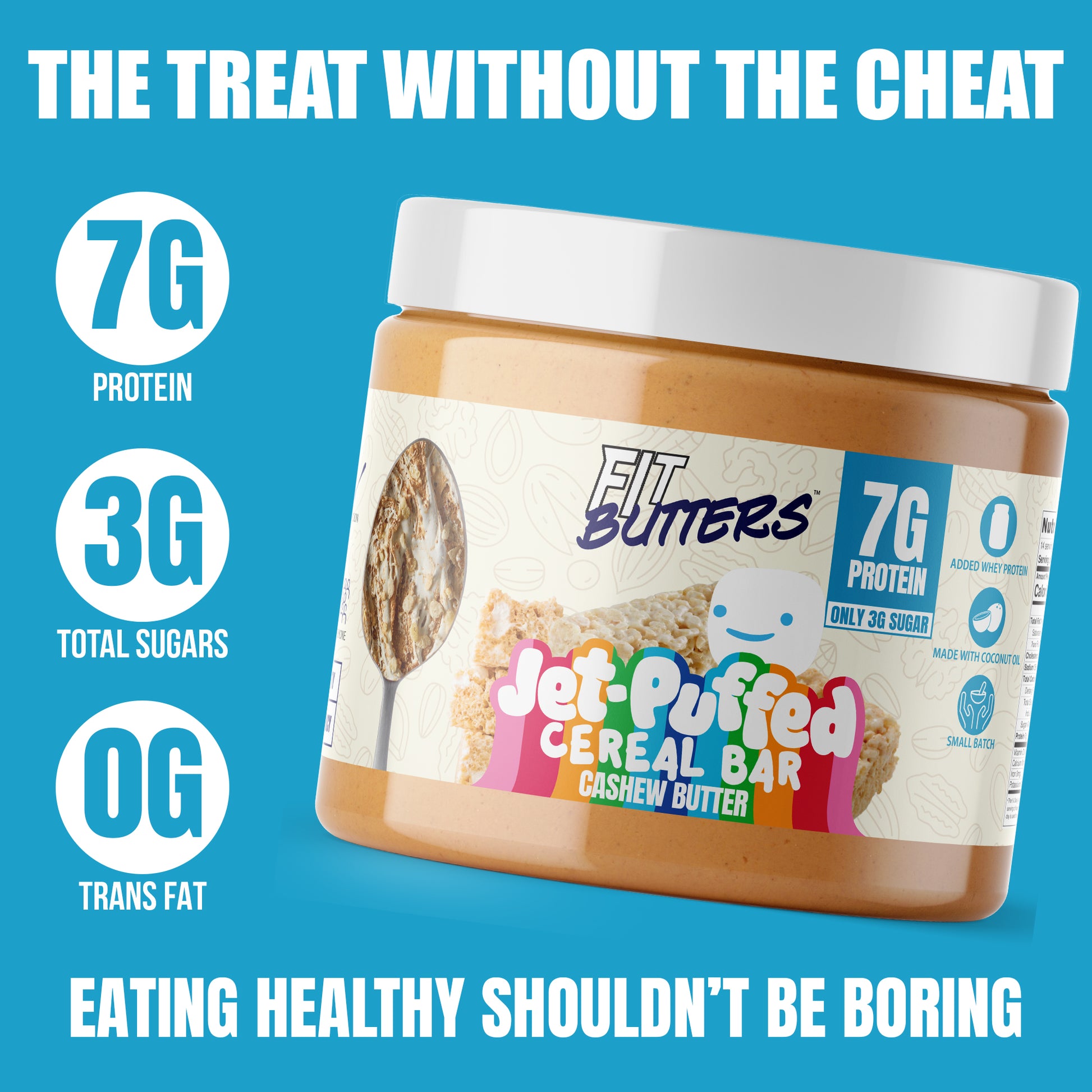 JET-PUFFED™ Cereal Bar Cashew Butter