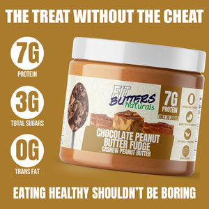 Naturals Chocolate Peanut Butter Fudge Cashew Peanut Butter