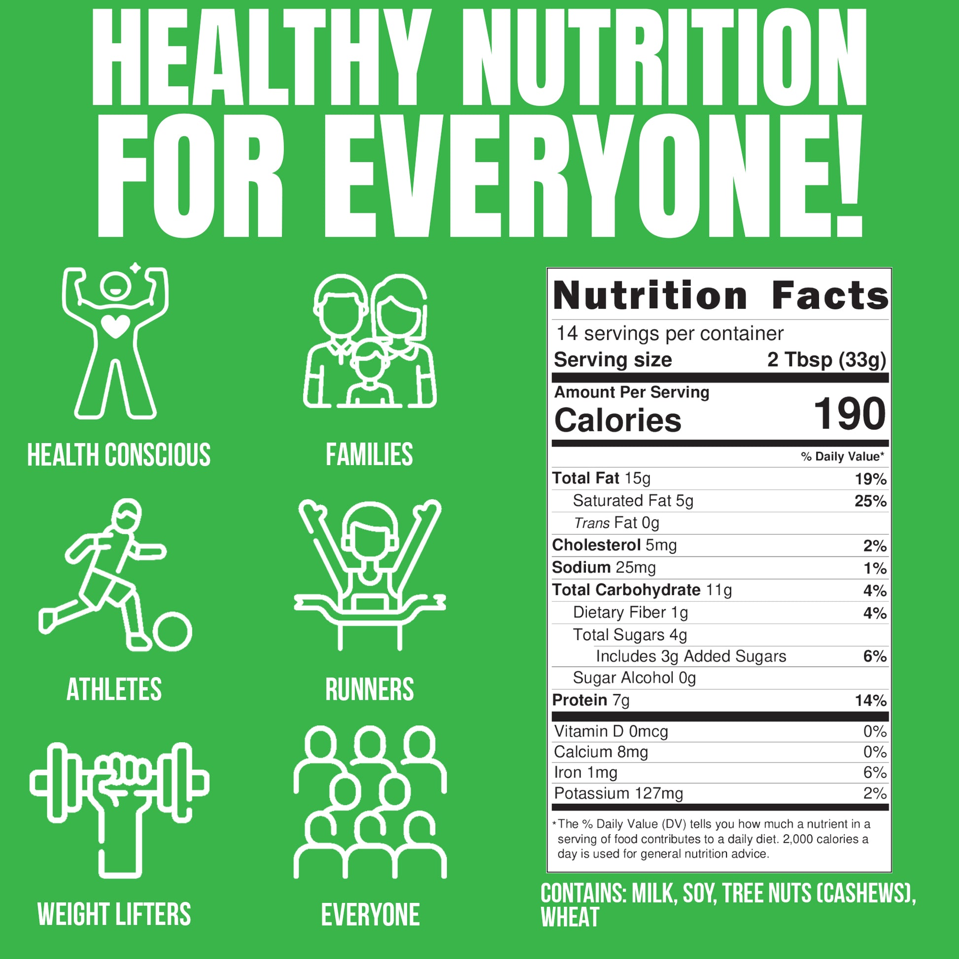 Mint Cookies and Cream Cashew Butter