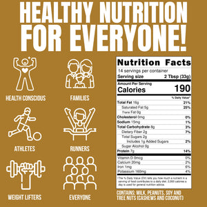 Naturals Chocolate Peanut Butter Fudge Cashew Peanut Butter