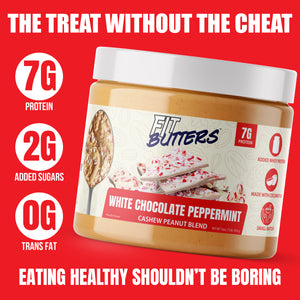 White Chocolate Peppermint Cashew Peanut Butter