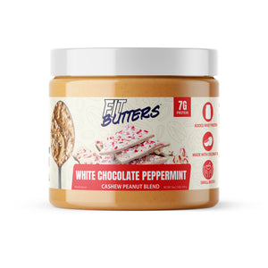 White Chocolate Peppermint Cashew Peanut Butter